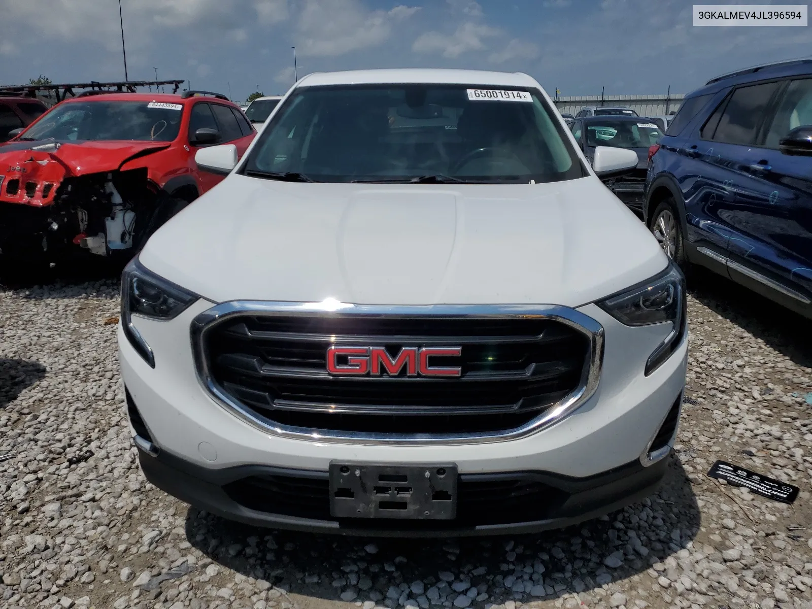 2018 GMC Terrain Sle VIN: 3GKALMEV4JL396594 Lot: 65001914