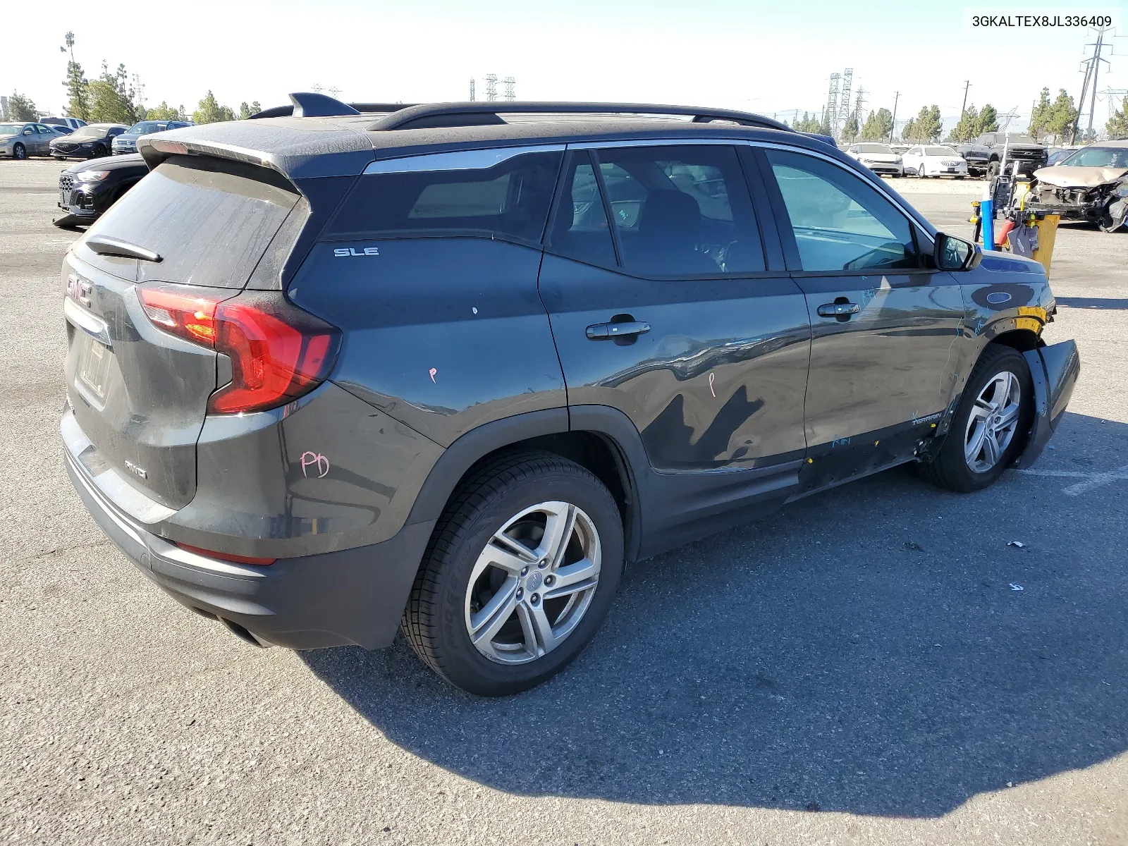 3GKALTEX8JL336409 2018 GMC Terrain Sle