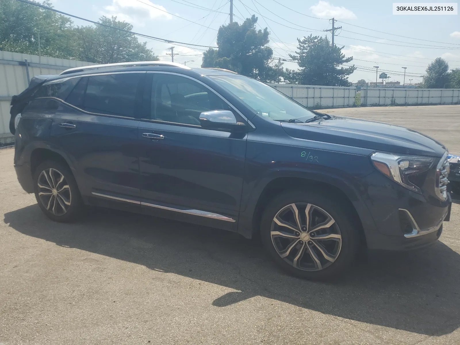 2018 GMC Terrain Denali VIN: 3GKALSEX6JL251126 Lot: 65970244