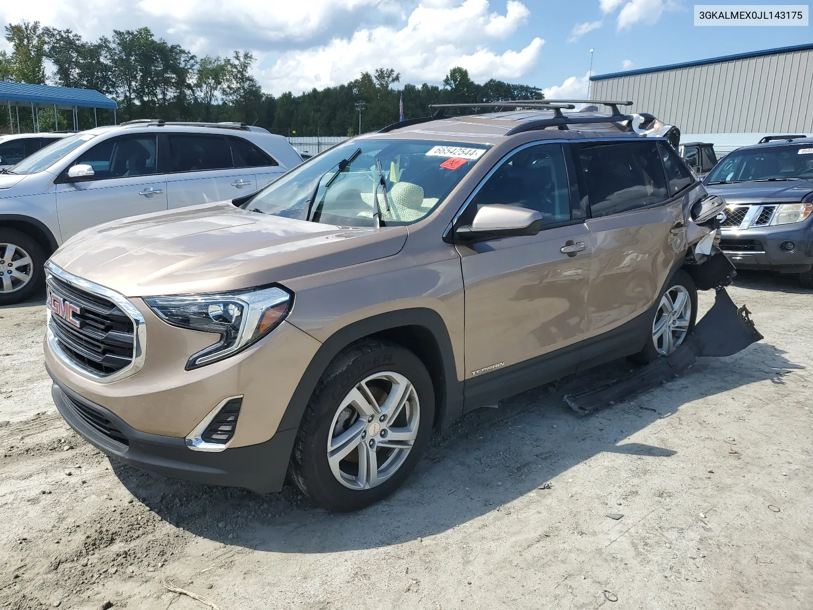 2018 GMC Terrain Sle VIN: 3GKALMEX0JL143175 Lot: 66542544