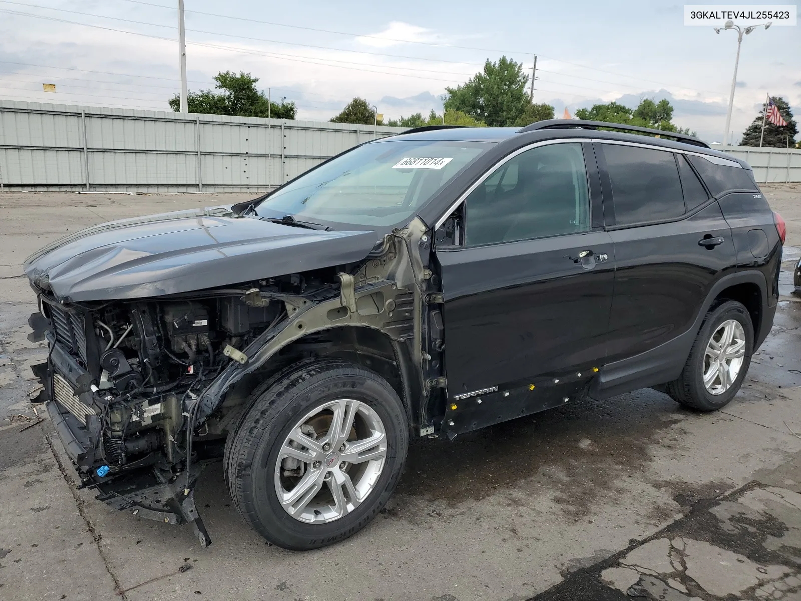 2018 GMC Terrain Sle VIN: 3GKALTEV4JL255423 Lot: 66811014