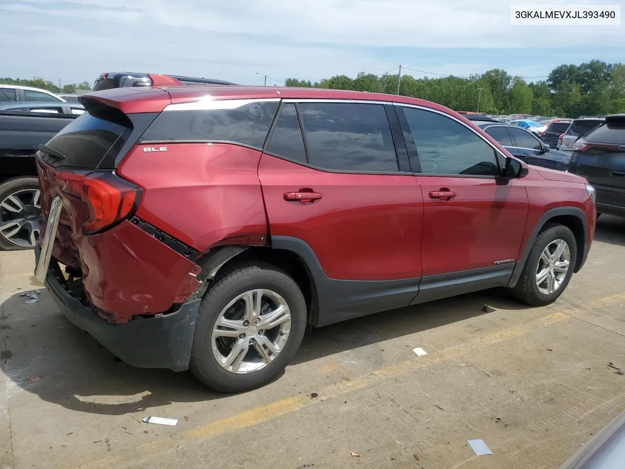 2018 GMC Terrain Sle VIN: 3GKALMEVXJL393490 Lot: 67443714