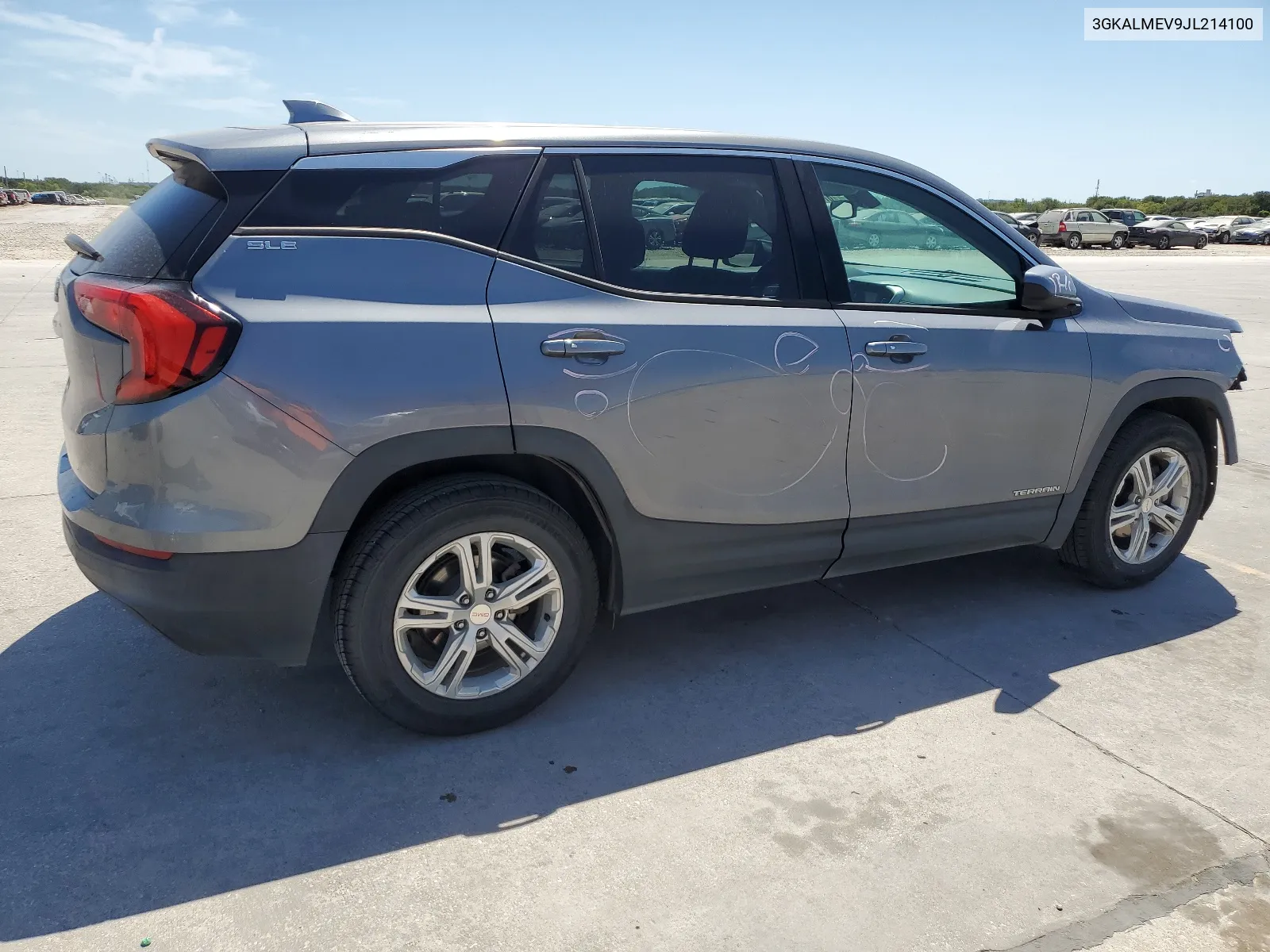 2018 GMC Terrain Sle VIN: 3GKALMEV9JL214100 Lot: 67463564