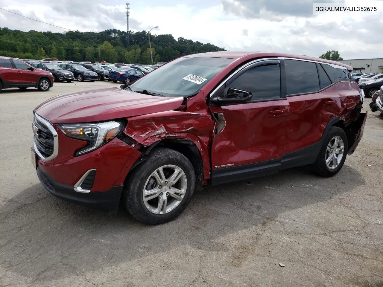 2018 GMC Terrain Sle VIN: 3GKALMEV4JL352675 Lot: 67538894