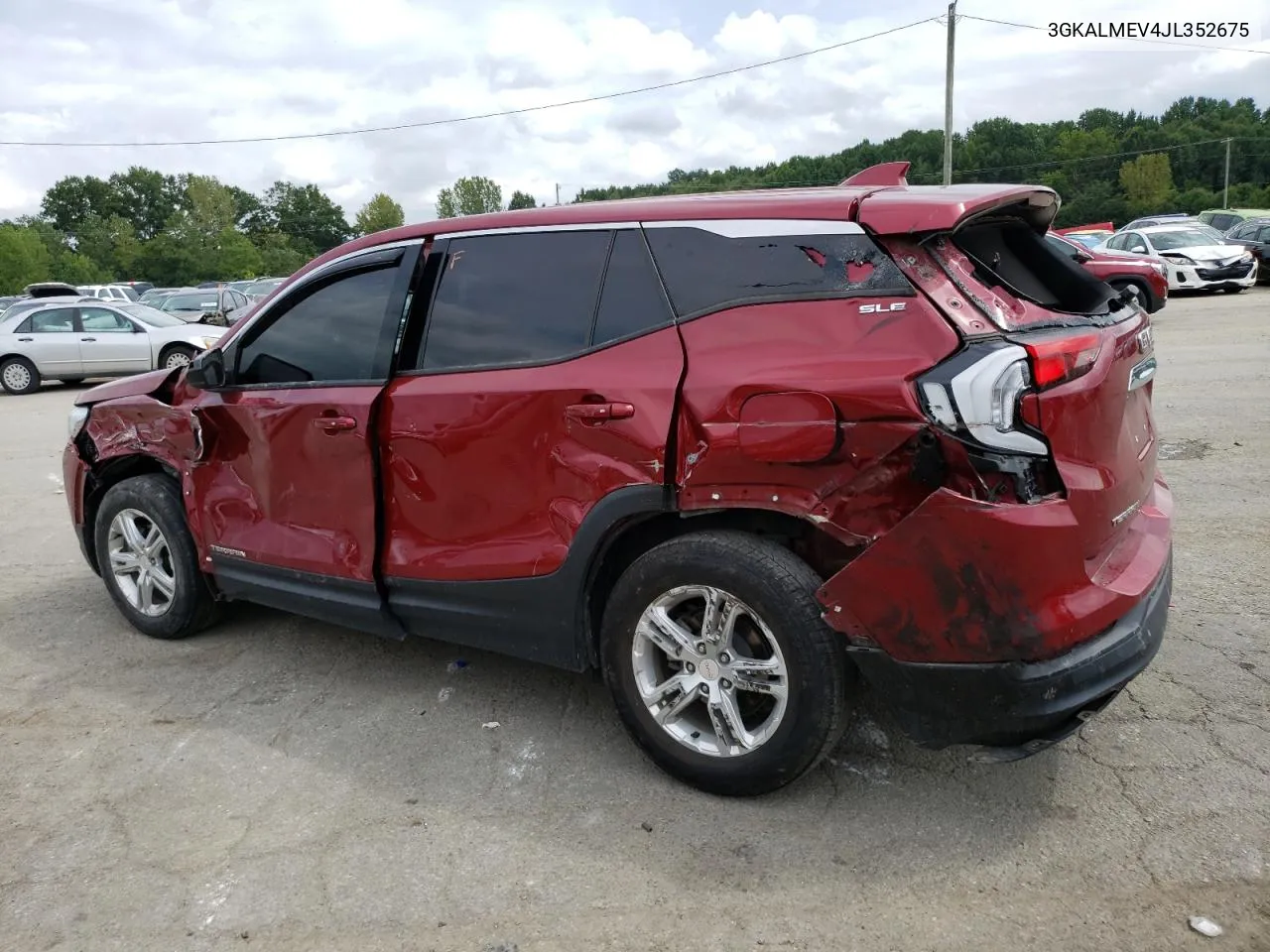 2018 GMC Terrain Sle VIN: 3GKALMEV4JL352675 Lot: 67538894