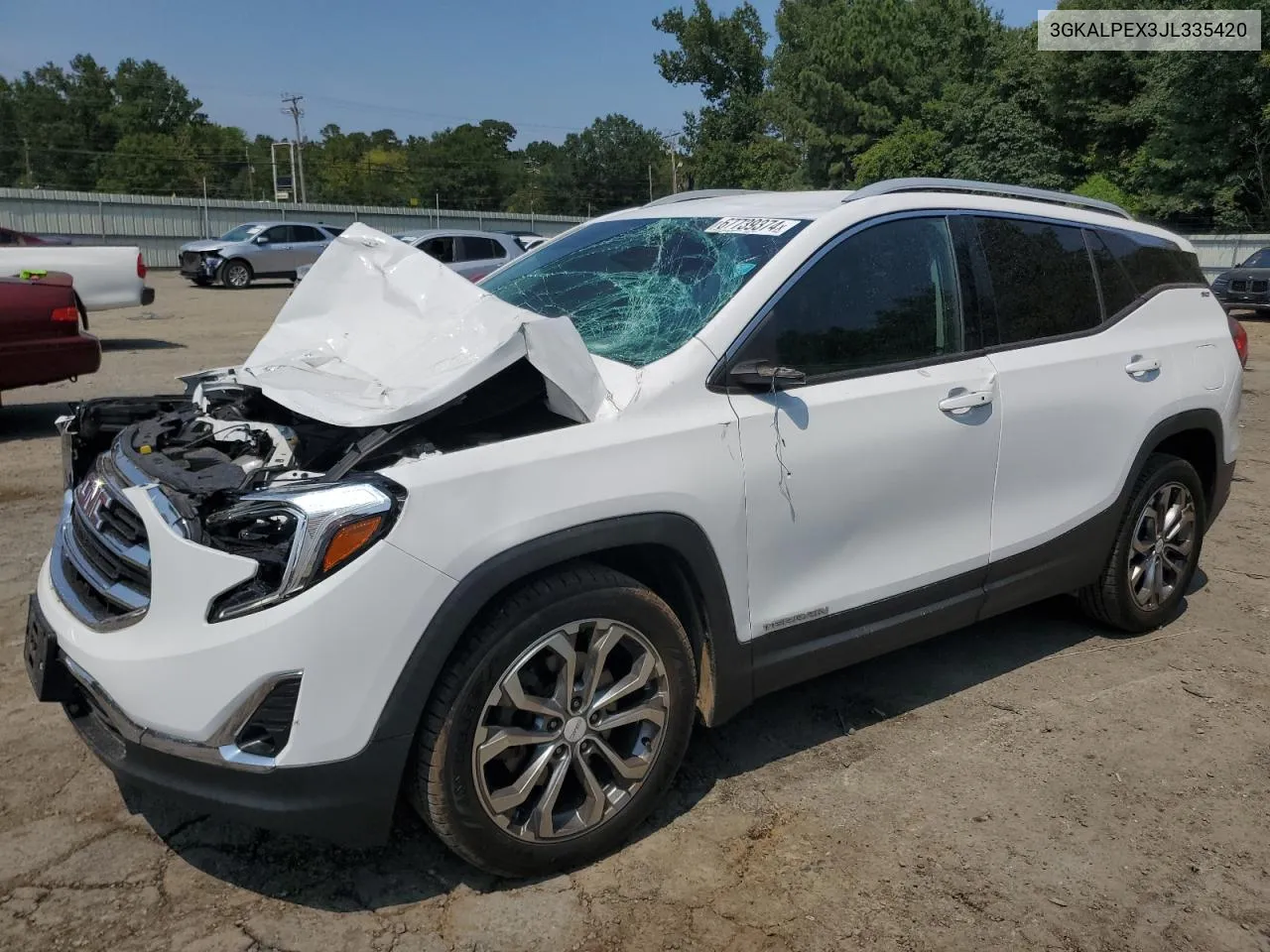 2018 GMC Terrain Slt VIN: 3GKALPEX3JL335420 Lot: 67739374