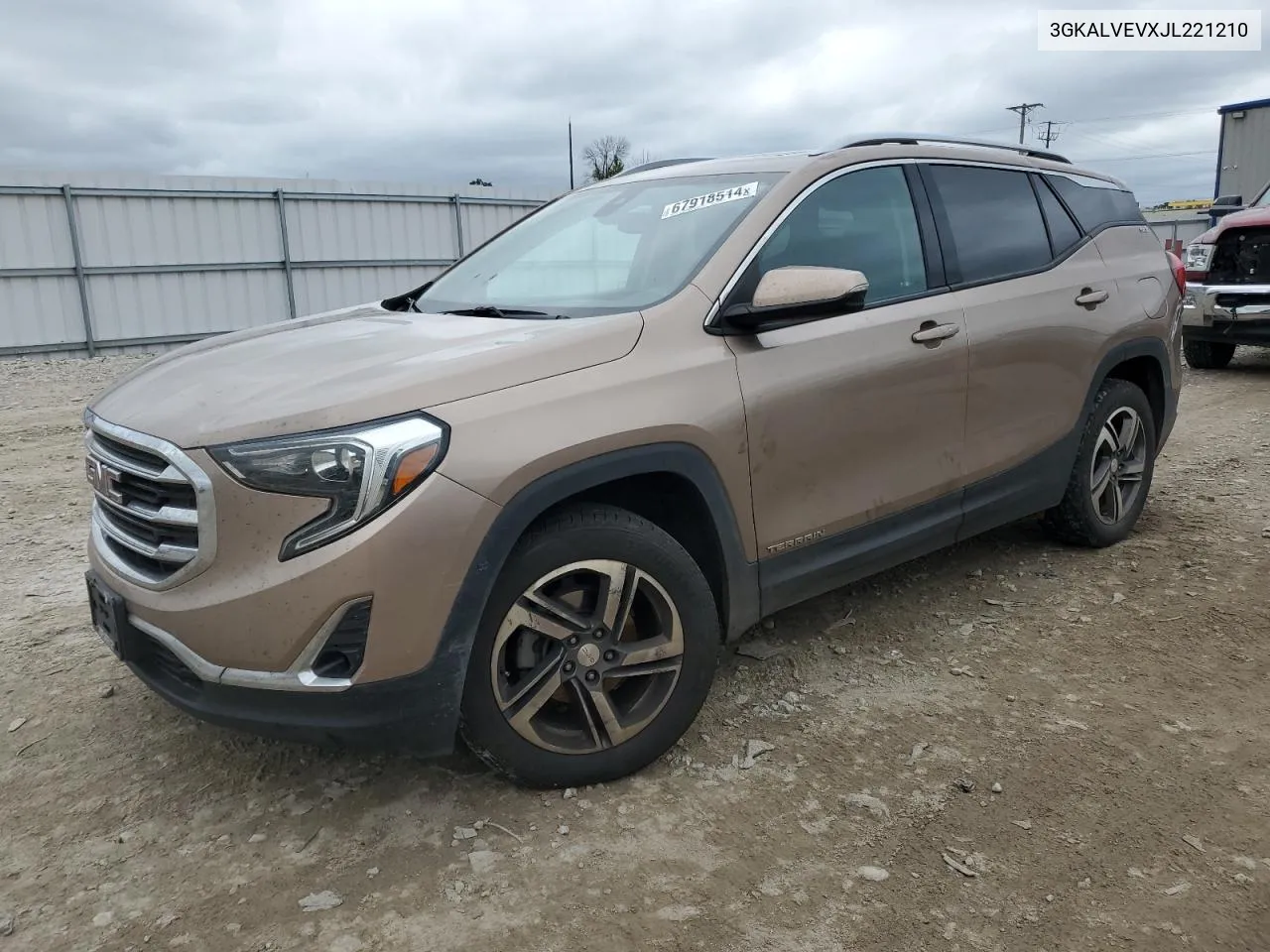 3GKALVEVXJL221210 2018 GMC Terrain Slt