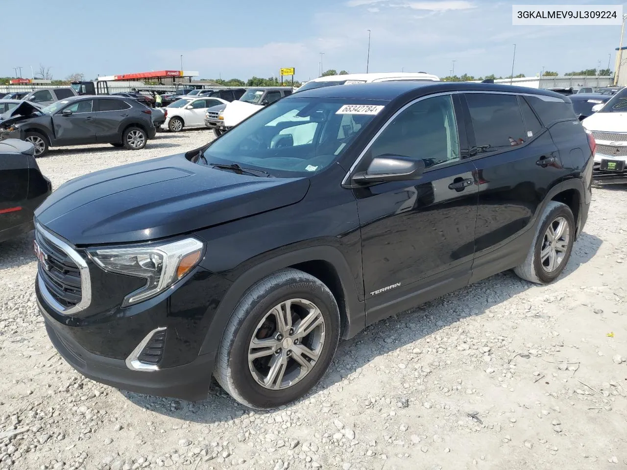 2018 GMC Terrain Sle VIN: 3GKALMEV9JL309224 Lot: 68342784