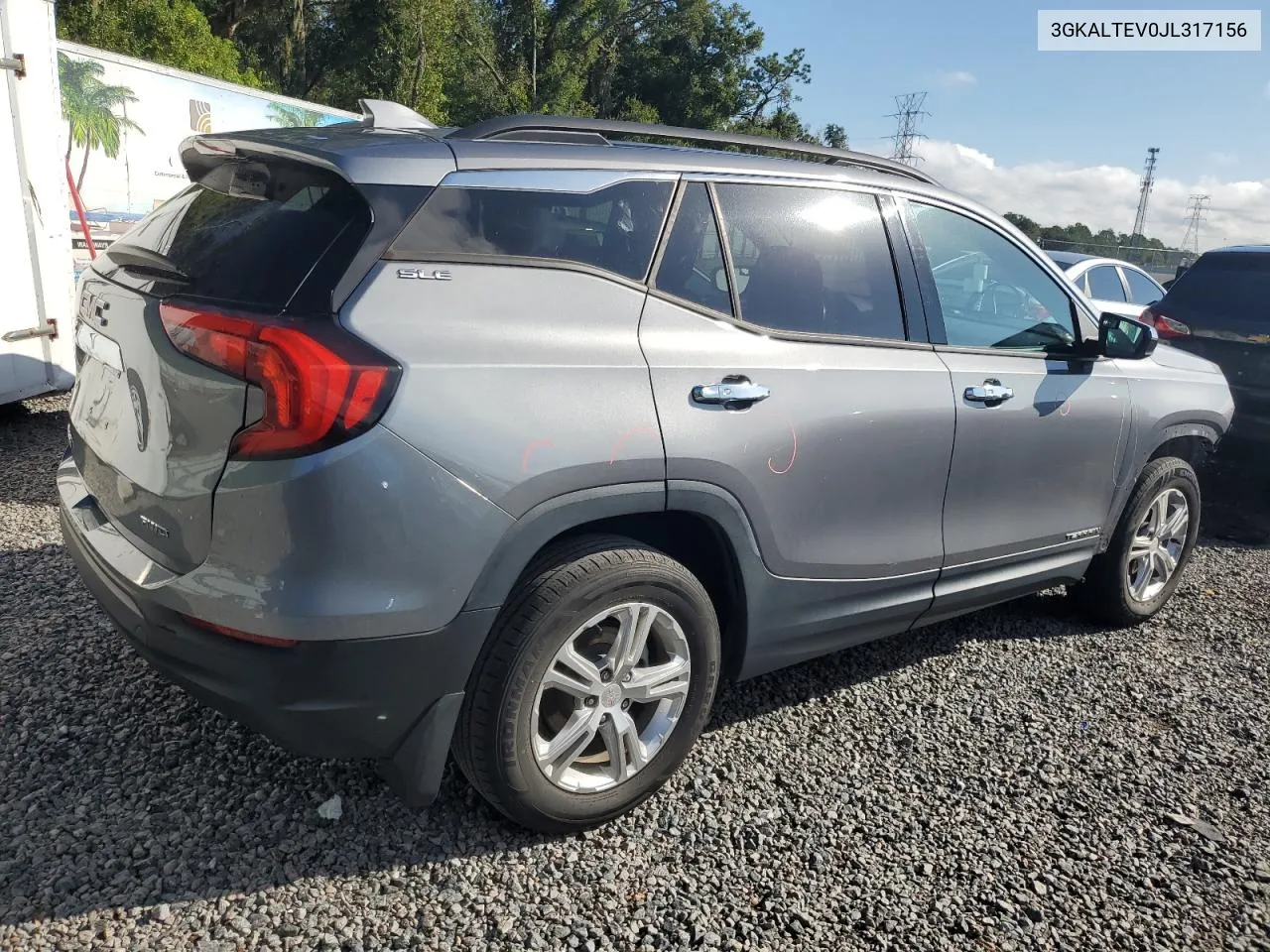 2018 GMC Terrain Sle VIN: 3GKALTEV0JL317156 Lot: 68715914