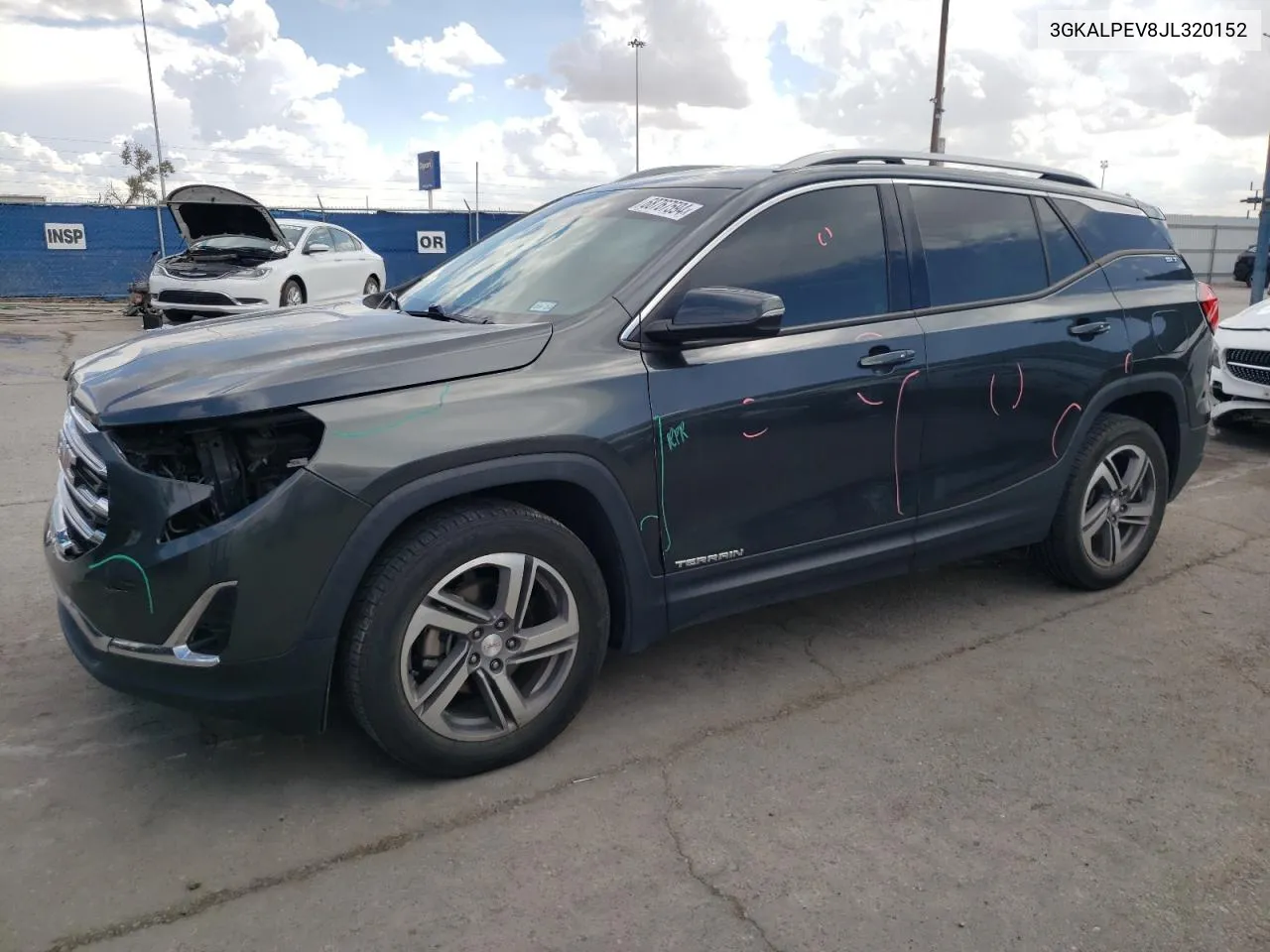 3GKALPEV8JL320152 2018 GMC Terrain Slt