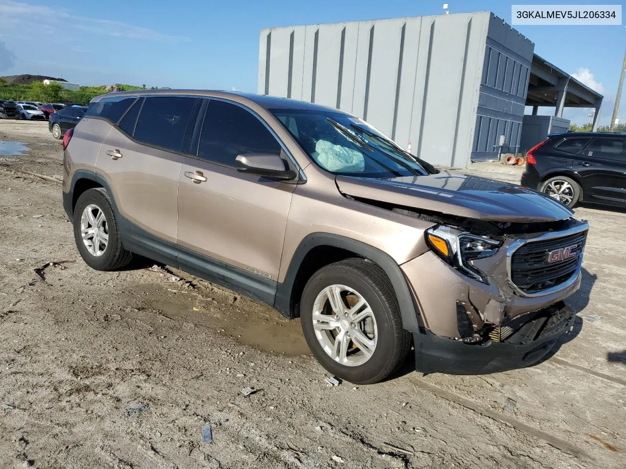 2018 GMC Terrain Sle VIN: 3GKALMEV5JL206334 Lot: 68800884