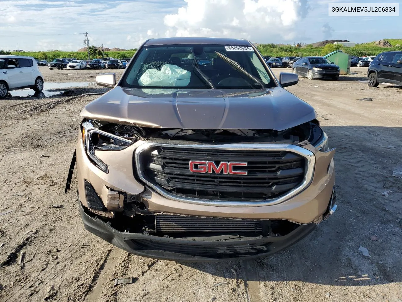 2018 GMC Terrain Sle VIN: 3GKALMEV5JL206334 Lot: 68800884