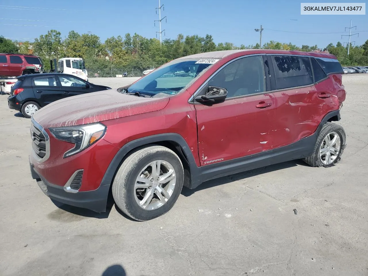 3GKALMEV7JL143477 2018 GMC Terrain Sle