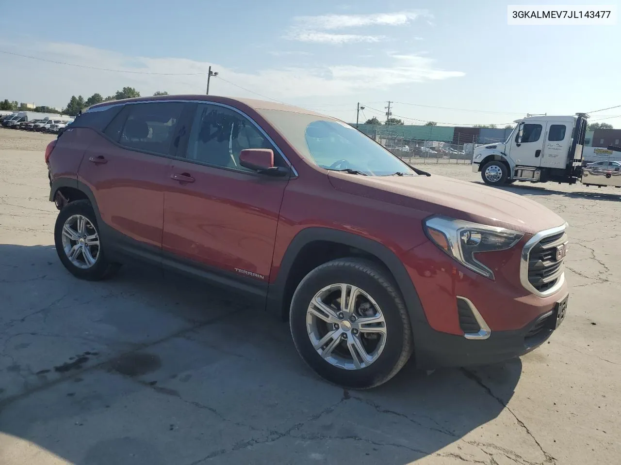 2018 GMC Terrain Sle VIN: 3GKALMEV7JL143477 Lot: 68872924