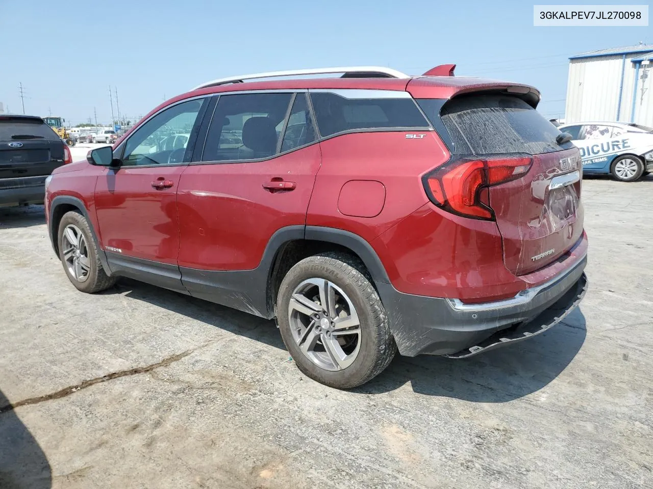 2018 GMC Terrain Slt VIN: 3GKALPEV7JL270098 Lot: 69435004