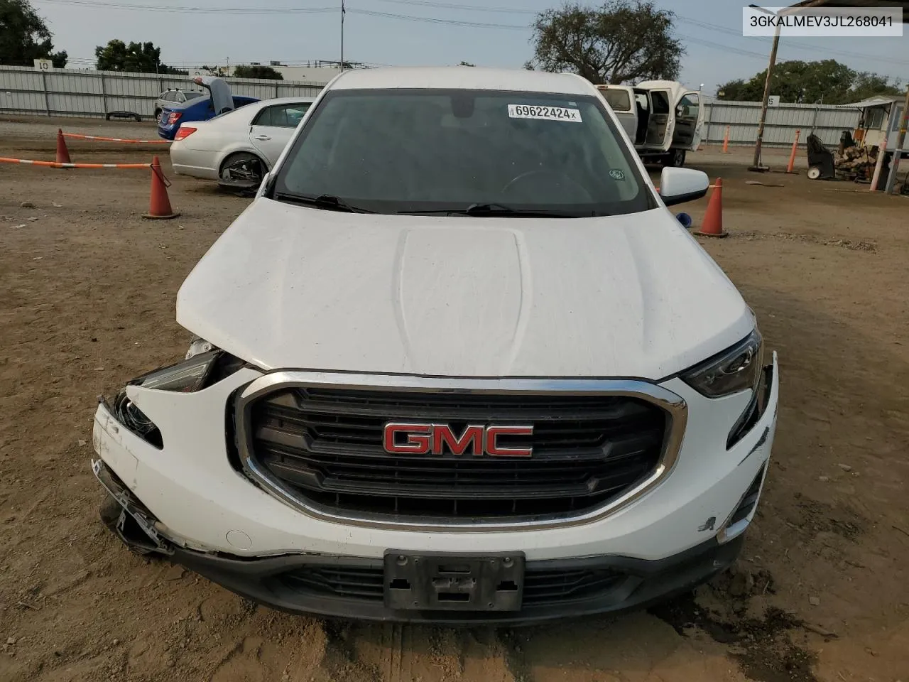 2018 GMC Terrain Sle VIN: 3GKALMEV3JL268041 Lot: 69622424