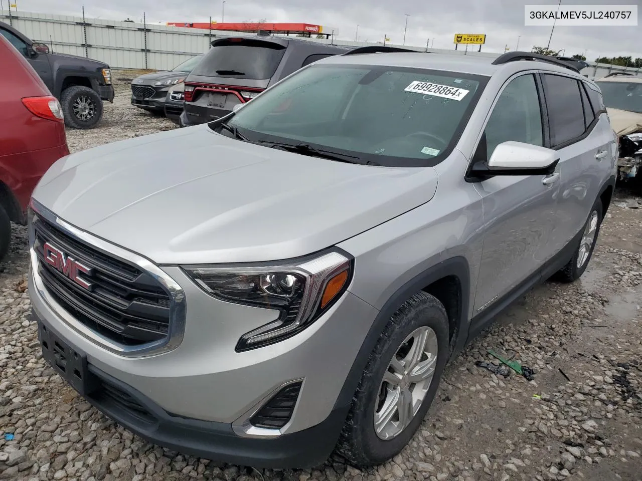 2018 GMC Terrain Sle VIN: 3GKALMEV5JL240757 Lot: 69928864