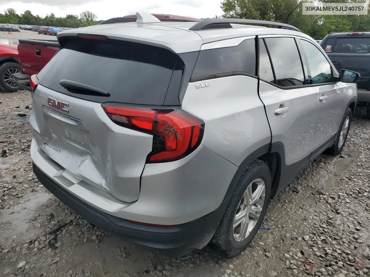 2018 GMC Terrain Sle VIN: 3GKALMEV5JL240757 Lot: 69928864