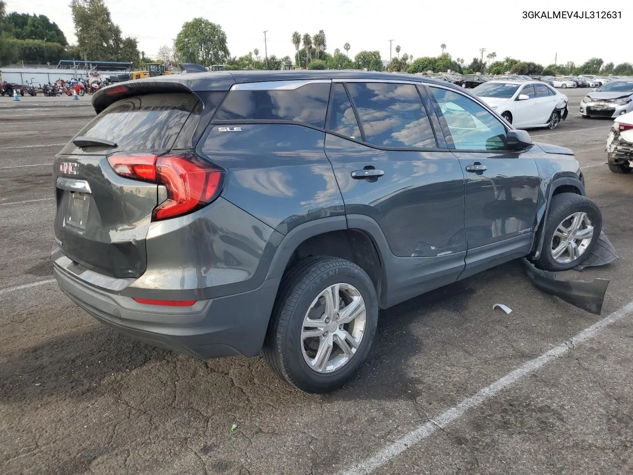 2018 GMC Terrain Sle VIN: 3GKALMEV4JL312631 Lot: 70067454