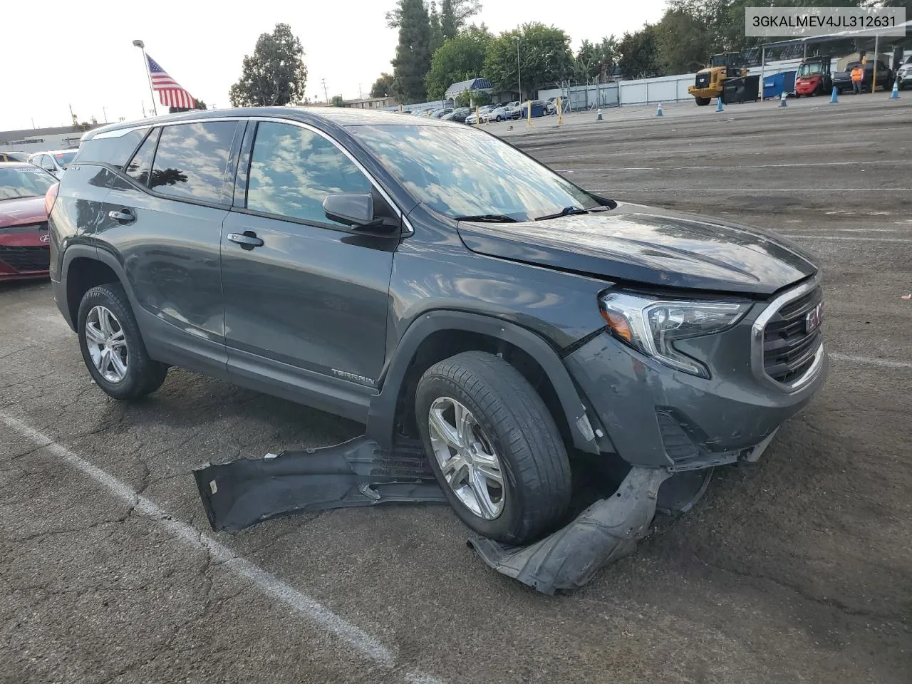 2018 GMC Terrain Sle VIN: 3GKALMEV4JL312631 Lot: 70067454