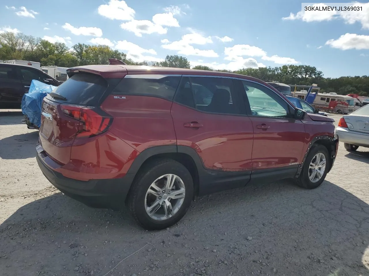 2018 GMC Terrain Sle VIN: 3GKALMEV1JL369031 Lot: 70658794