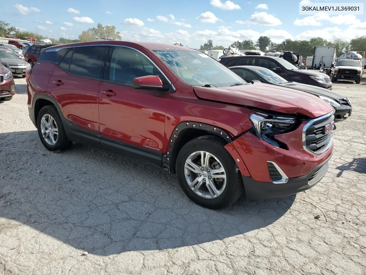 2018 GMC Terrain Sle VIN: 3GKALMEV1JL369031 Lot: 70658794