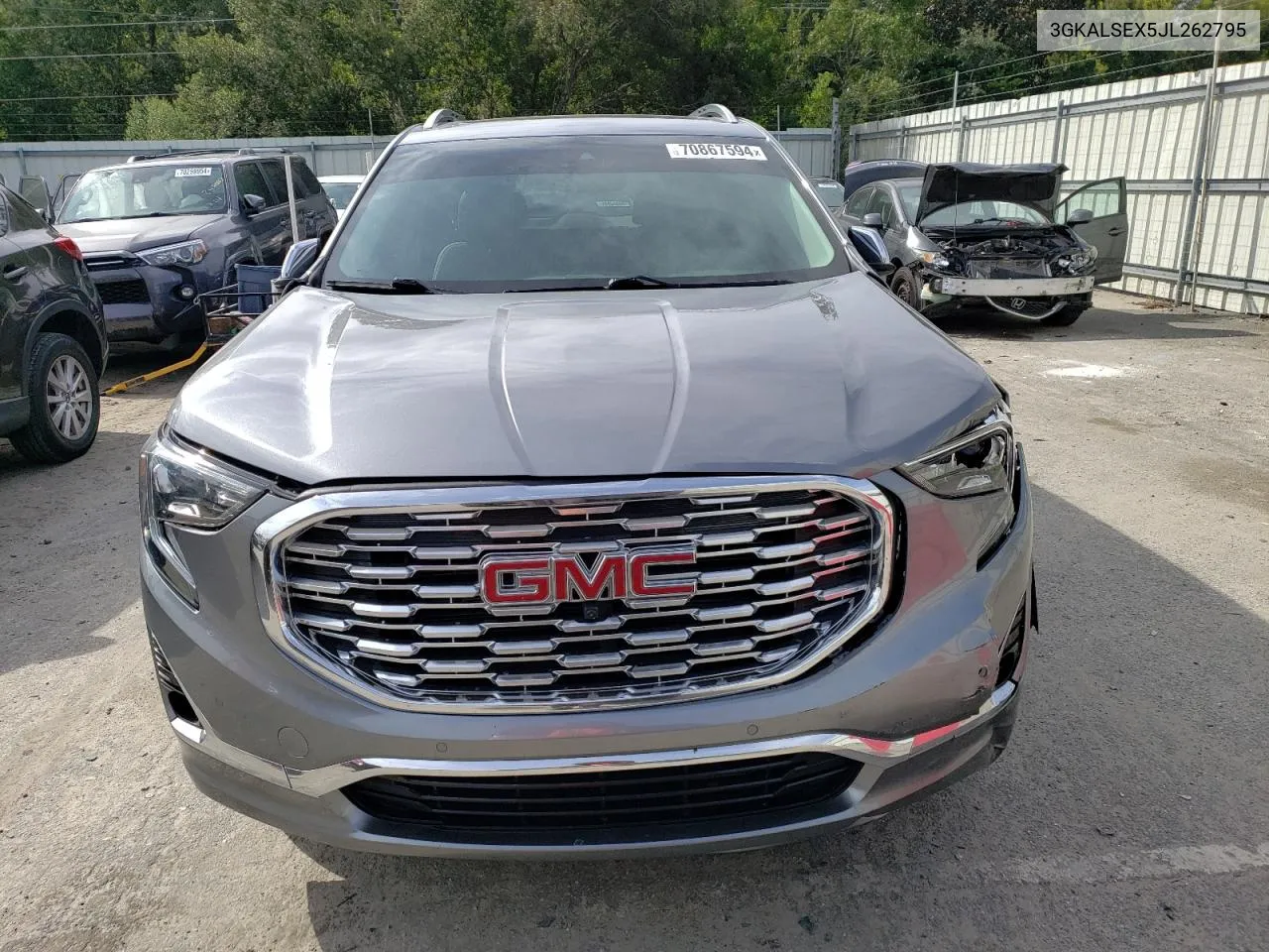 2018 GMC Terrain Denali VIN: 3GKALSEX5JL262795 Lot: 70867594