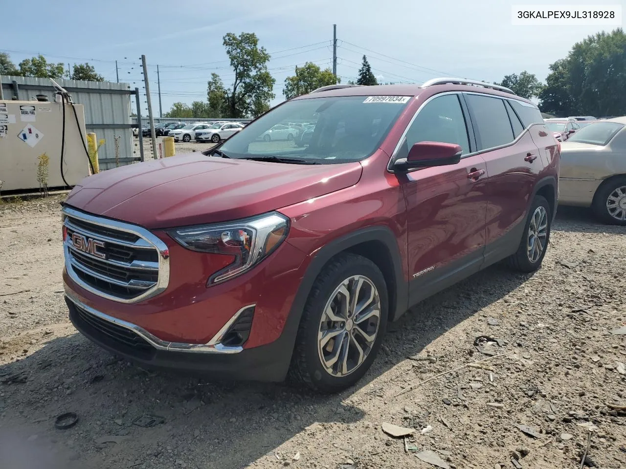 2018 GMC Terrain Slt VIN: 3GKALPEX9JL318928 Lot: 70997034