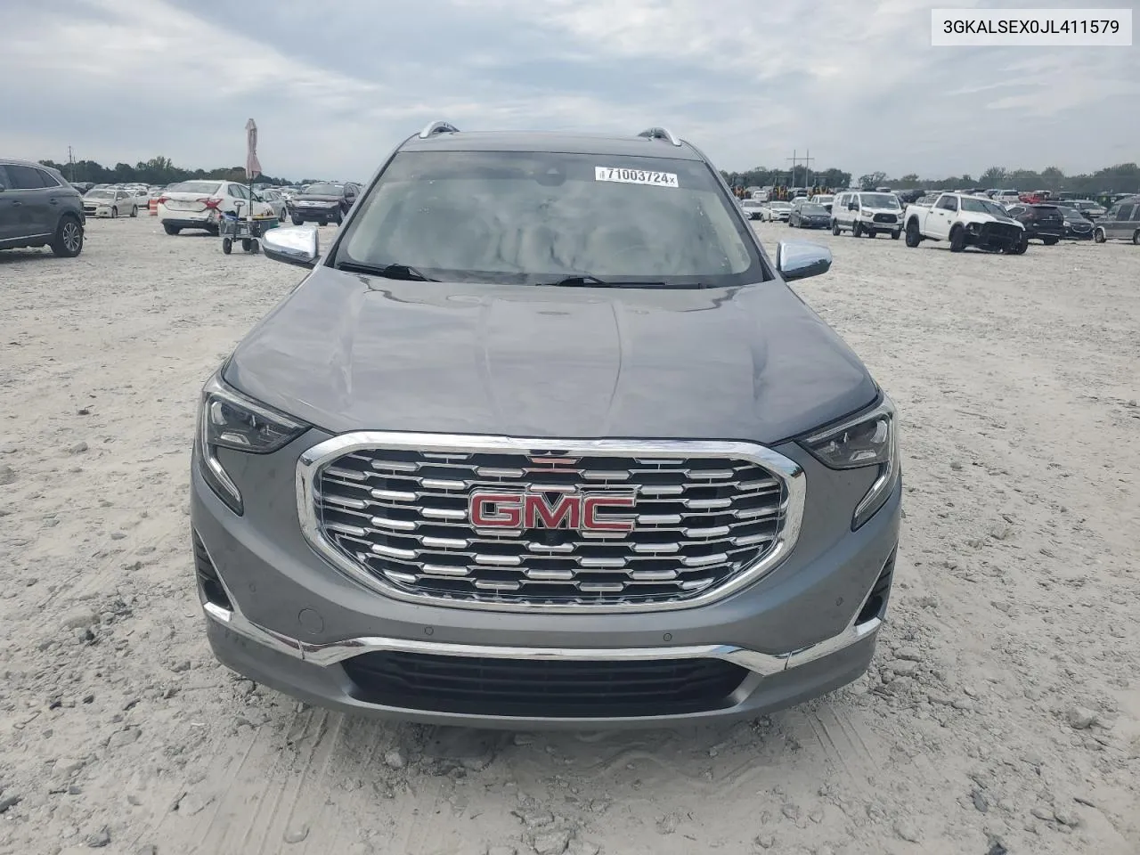 2018 GMC Terrain Denali VIN: 3GKALSEX0JL411579 Lot: 71003724