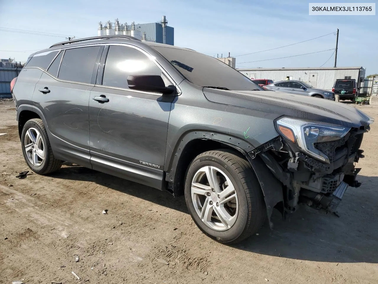 2018 GMC Terrain Sle VIN: 3GKALMEX3JL113765 Lot: 71109114