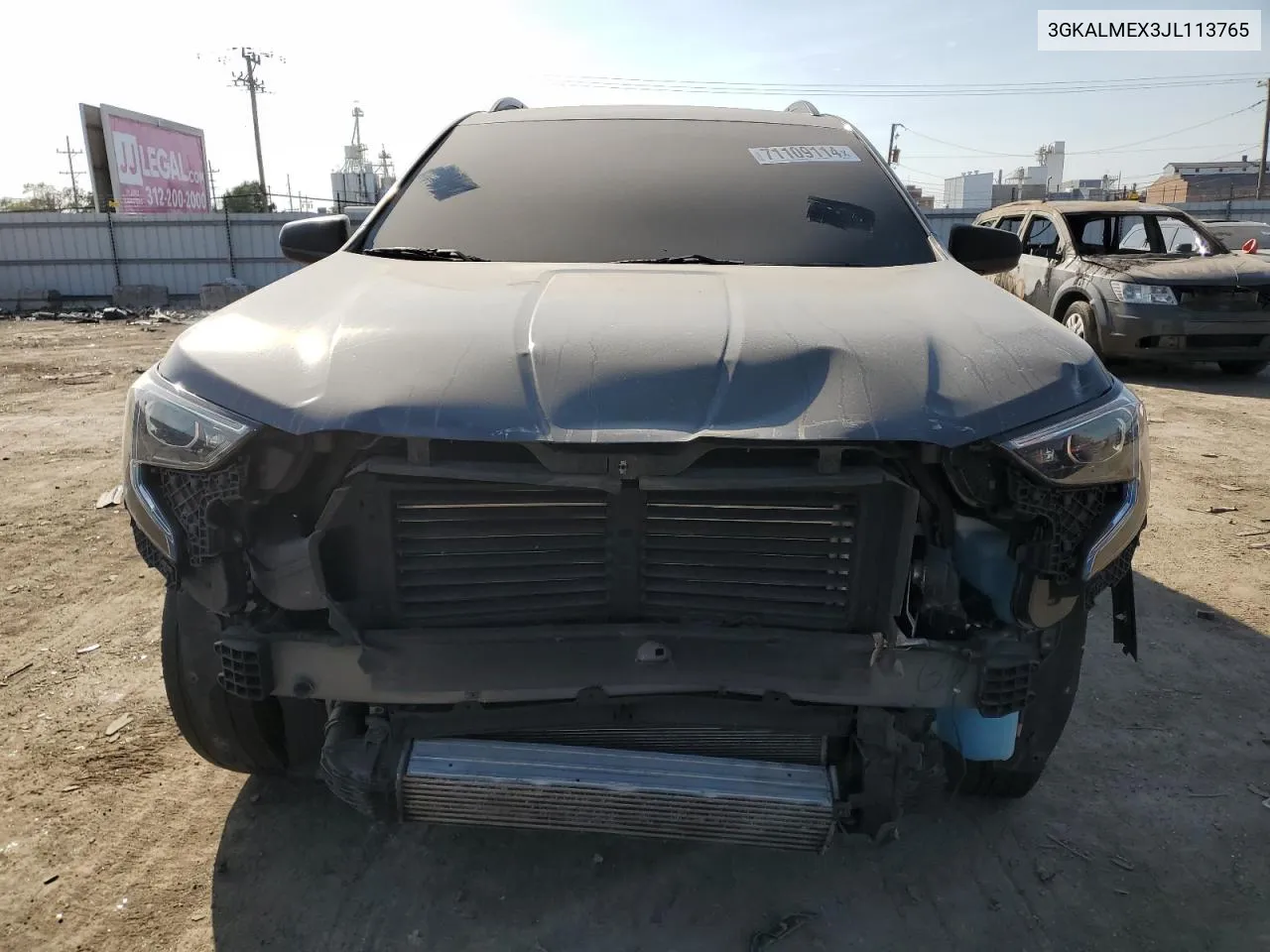 3GKALMEX3JL113765 2018 GMC Terrain Sle