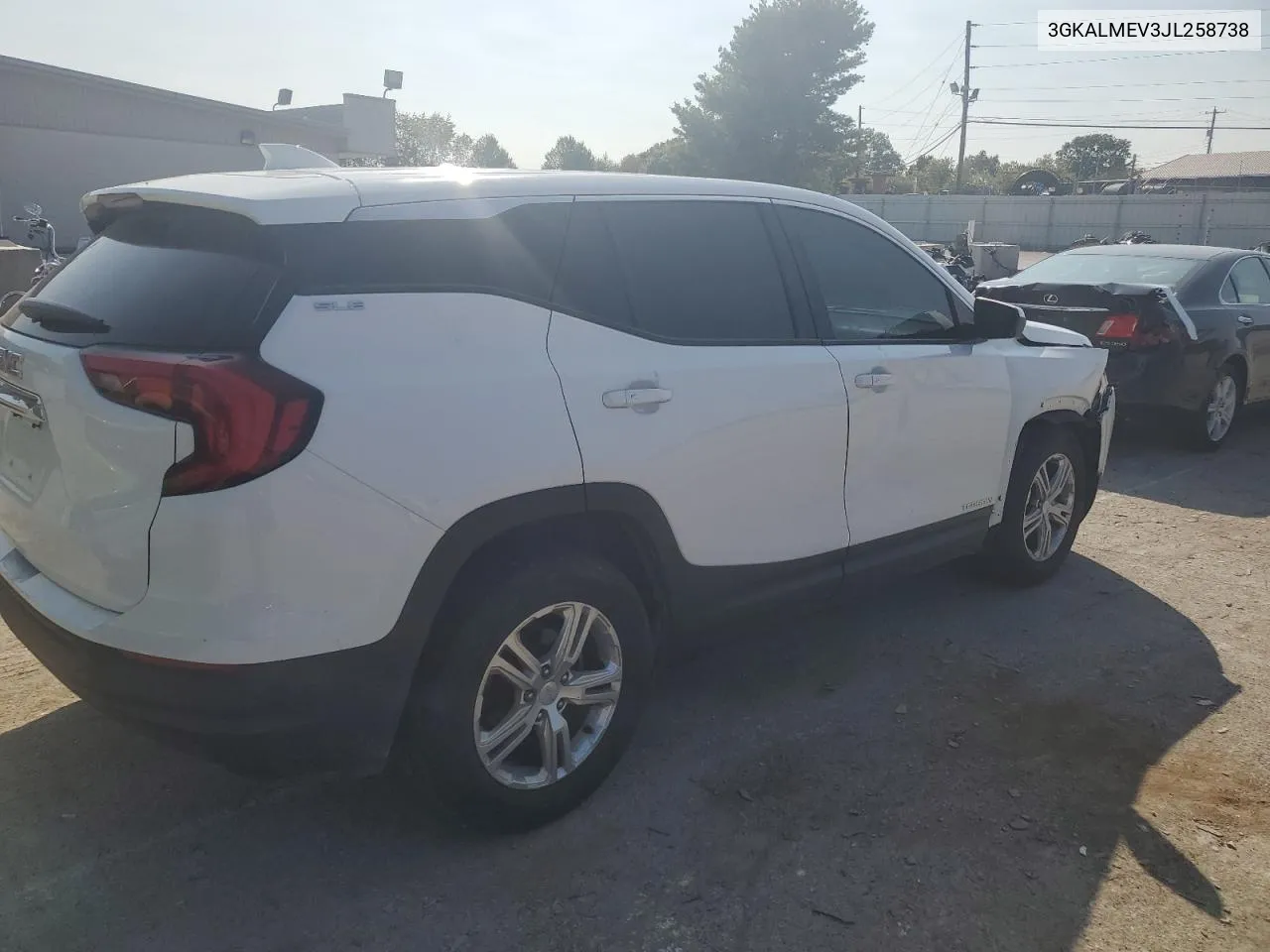 2018 GMC Terrain Sle VIN: 3GKALMEV3JL258738 Lot: 71188464