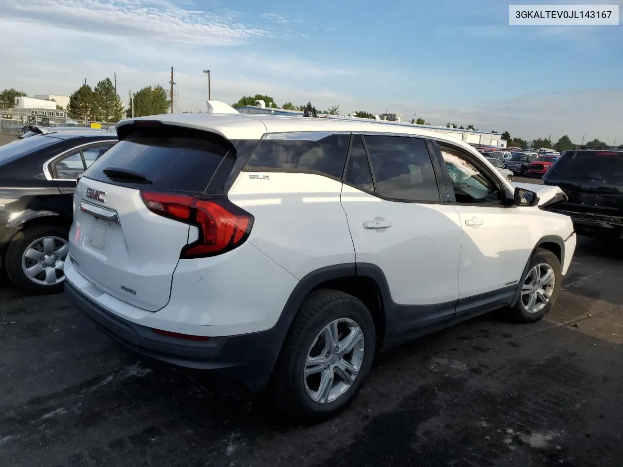 2018 GMC Terrain Sle VIN: 3GKALTEV0JL143167 Lot: 71275164