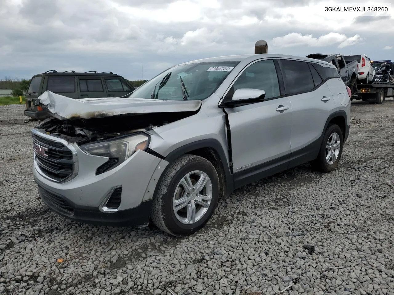 2018 GMC Terrain Sle VIN: 3GKALMEVXJL348260 Lot: 71498124