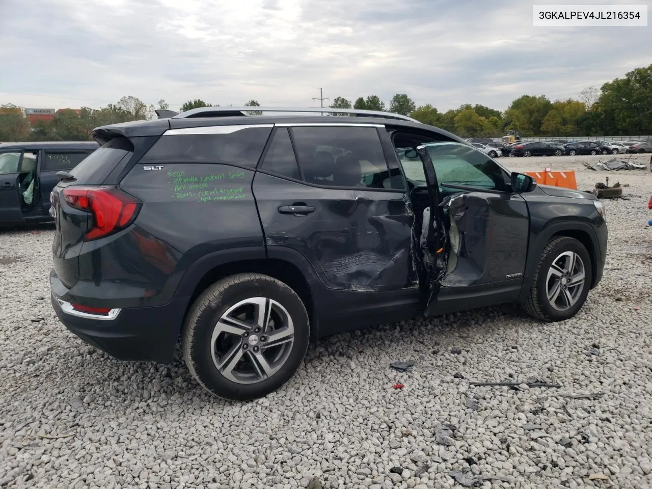 2018 GMC Terrain Slt VIN: 3GKALPEV4JL216354 Lot: 71613374