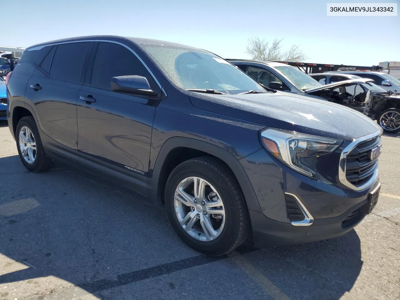 2018 GMC Terrain Sle VIN: 3GKALMEV9JL343342 Lot: 71639284