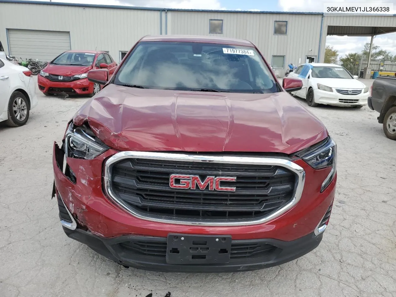 2018 GMC Terrain Sle VIN: 3GKALMEV1JL366338 Lot: 71977384