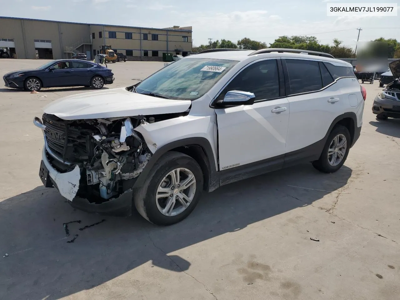 2018 GMC Terrain Sle VIN: 3GKALMEV7JL199077 Lot: 71990664