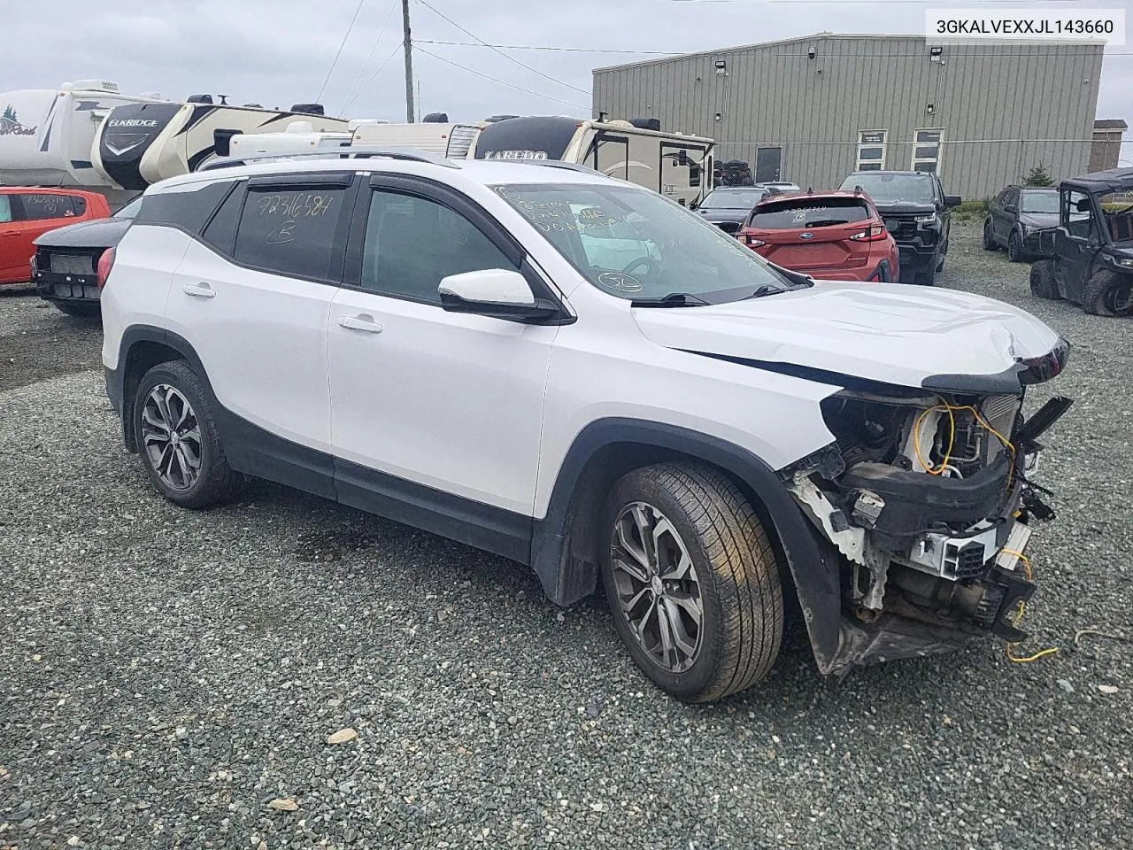 3GKALVEXXJL143660 2018 GMC Terrain Slt