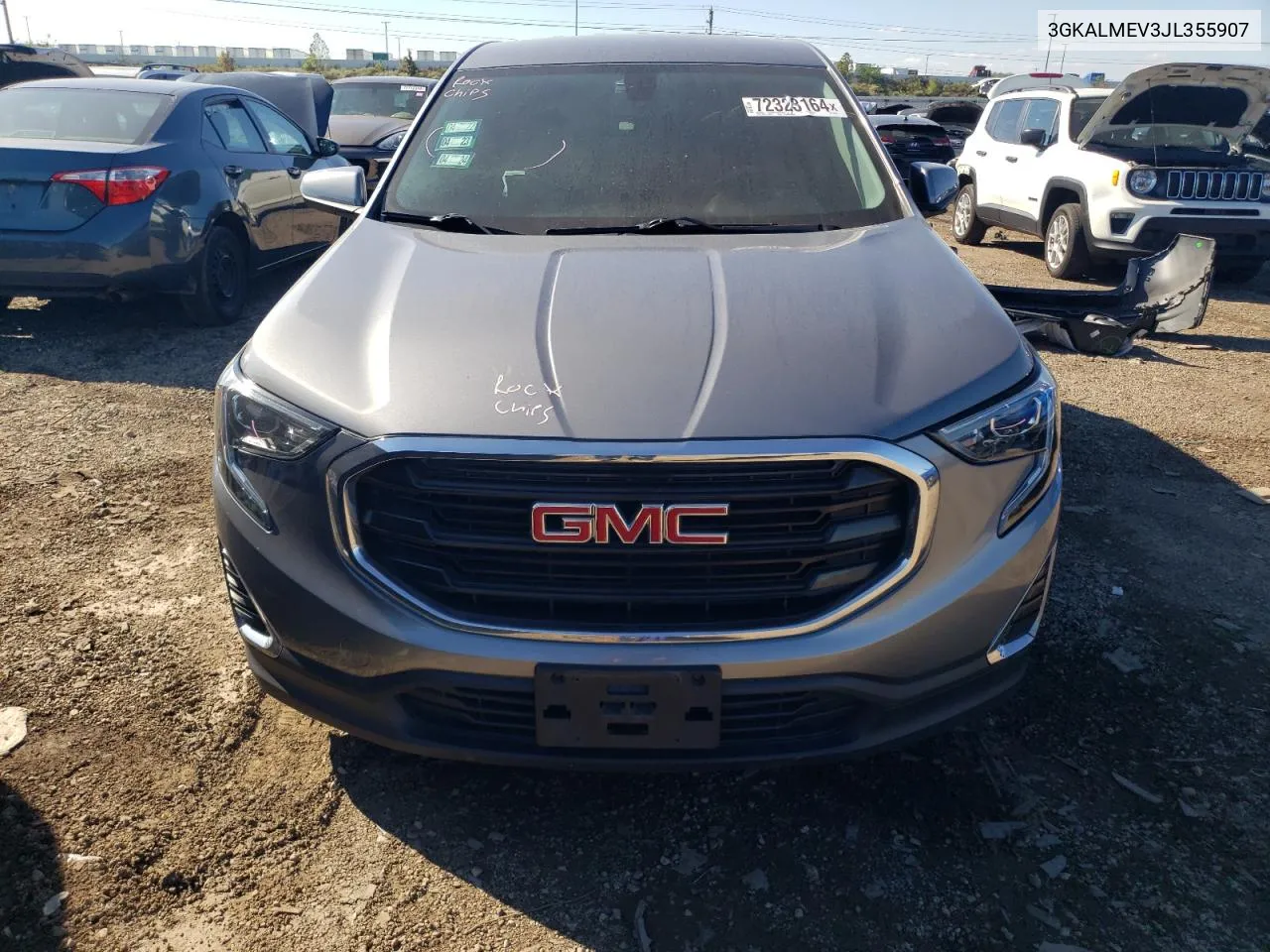 2018 GMC Terrain Sle VIN: 3GKALMEV3JL355907 Lot: 72323164