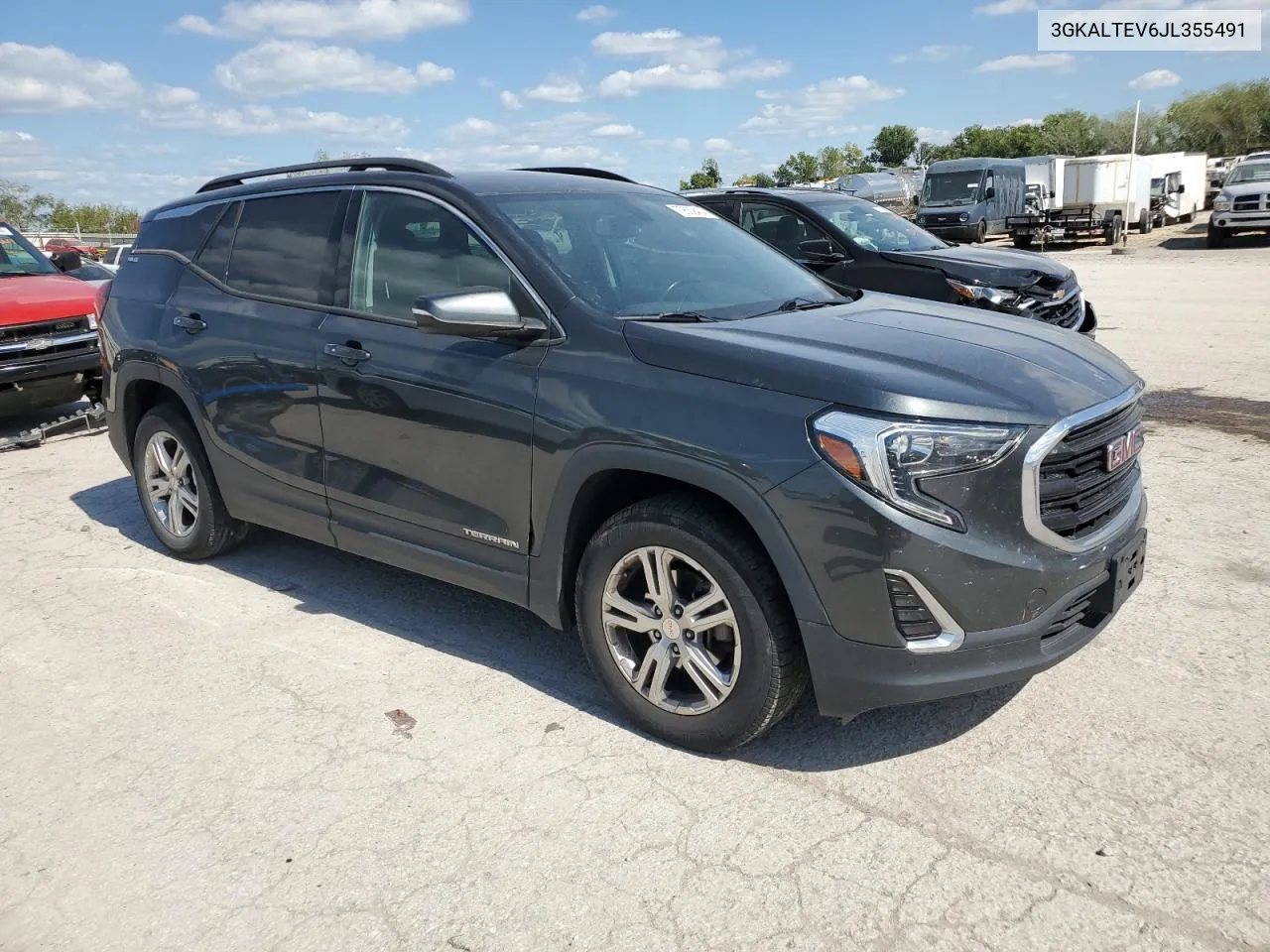 2018 GMC Terrain Sle VIN: 3GKALTEV6JL355491 Lot: 72639404