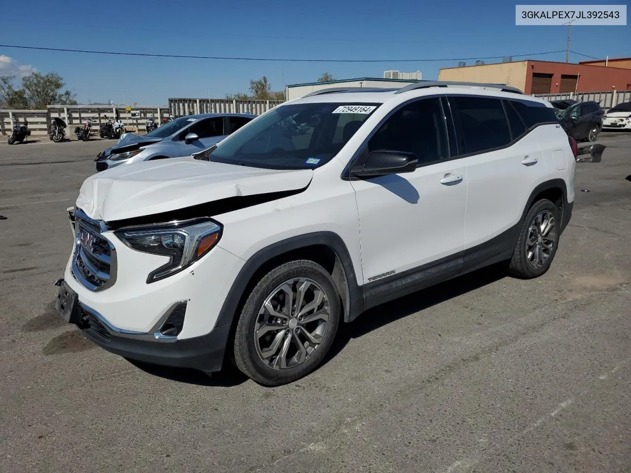 2018 GMC Terrain Slt VIN: 3GKALPEX7JL392543 Lot: 72949164