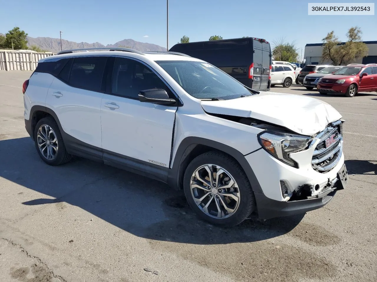 2018 GMC Terrain Slt VIN: 3GKALPEX7JL392543 Lot: 72949164