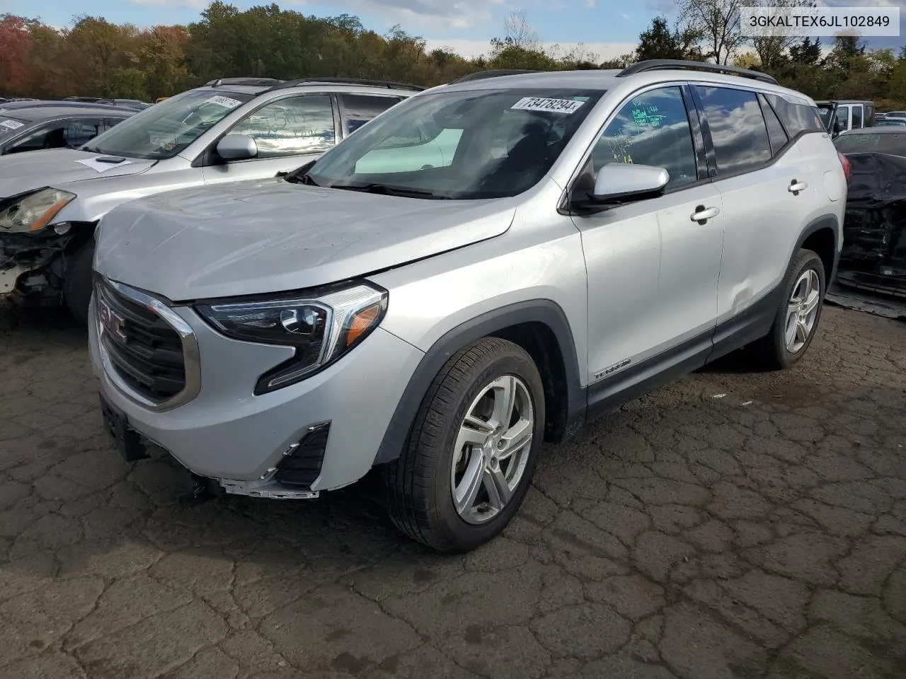 2018 GMC Terrain Sle VIN: 3GKALTEX6JL102849 Lot: 73478294