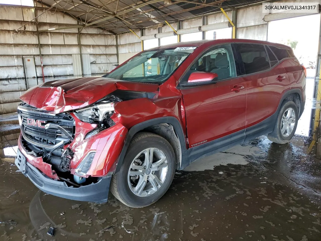 3GKALMEV0JL341317 2018 GMC Terrain Sle