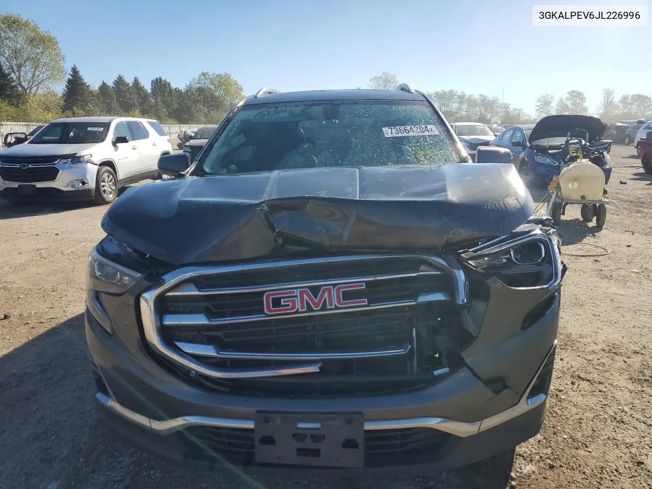 2018 GMC Terrain Slt VIN: 3GKALPEV6JL226996 Lot: 73664204