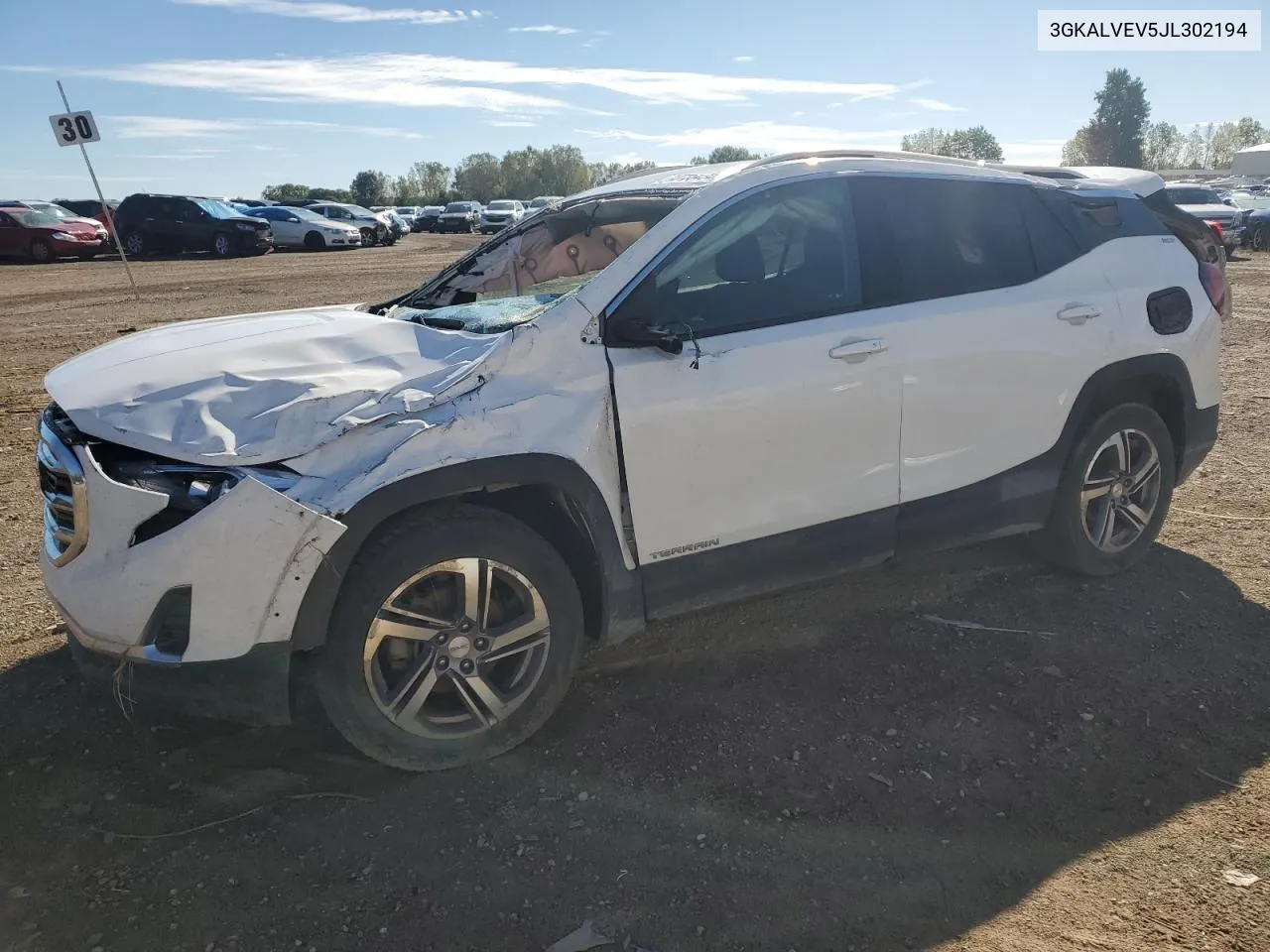 2018 GMC Terrain Slt VIN: 3GKALVEV5JL302194 Lot: 73735454