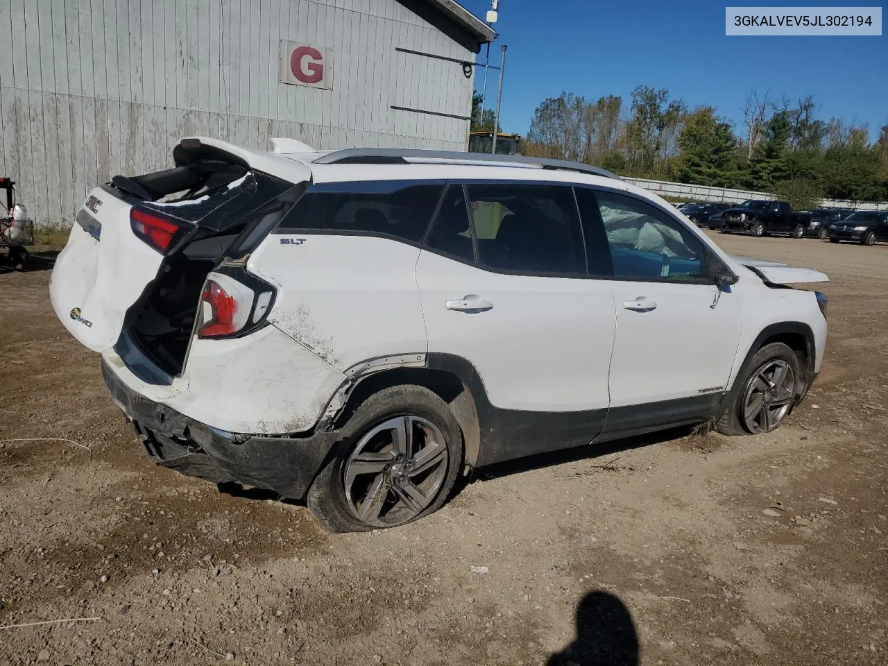 2018 GMC Terrain Slt VIN: 3GKALVEV5JL302194 Lot: 73735454