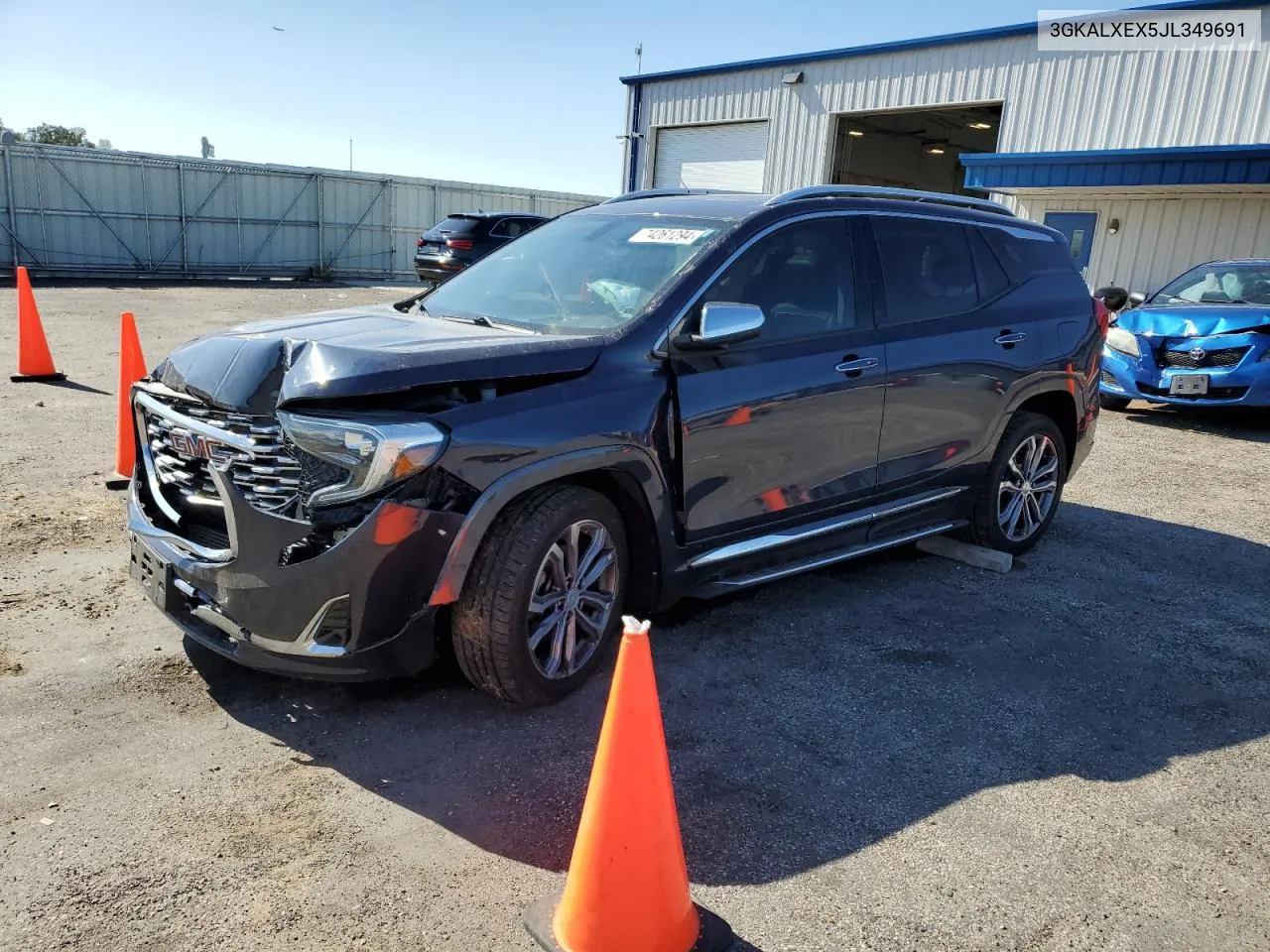 2018 GMC Terrain Denali VIN: 3GKALXEX5JL349691 Lot: 74261294