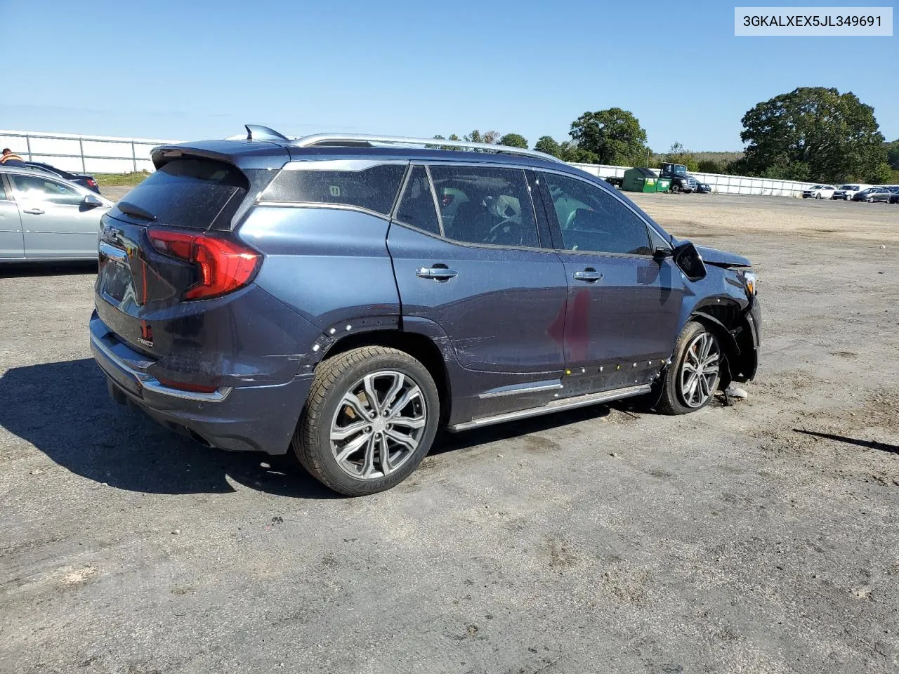 2018 GMC Terrain Denali VIN: 3GKALXEX5JL349691 Lot: 74261294